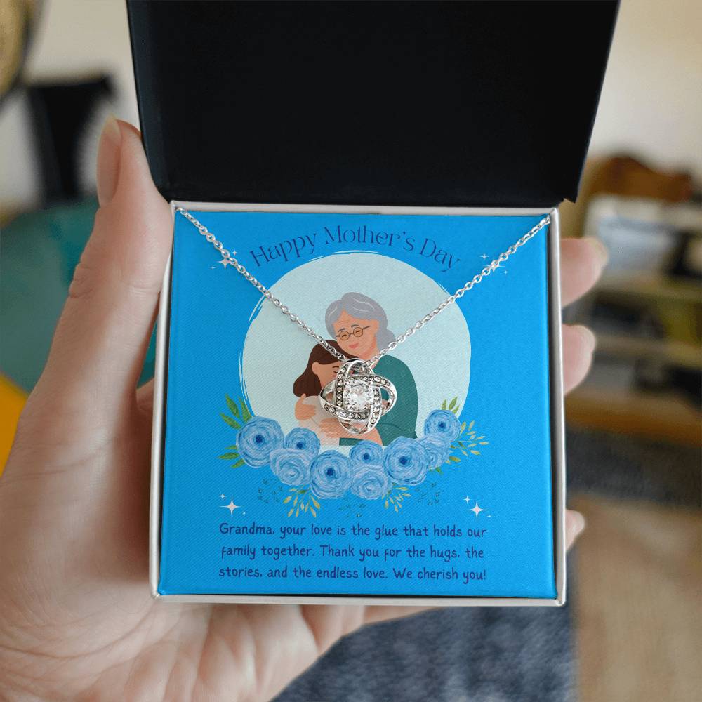 To the World's Best Grandma – Love Knot Necklace for Mother's Day - Gadget and Glam Shop