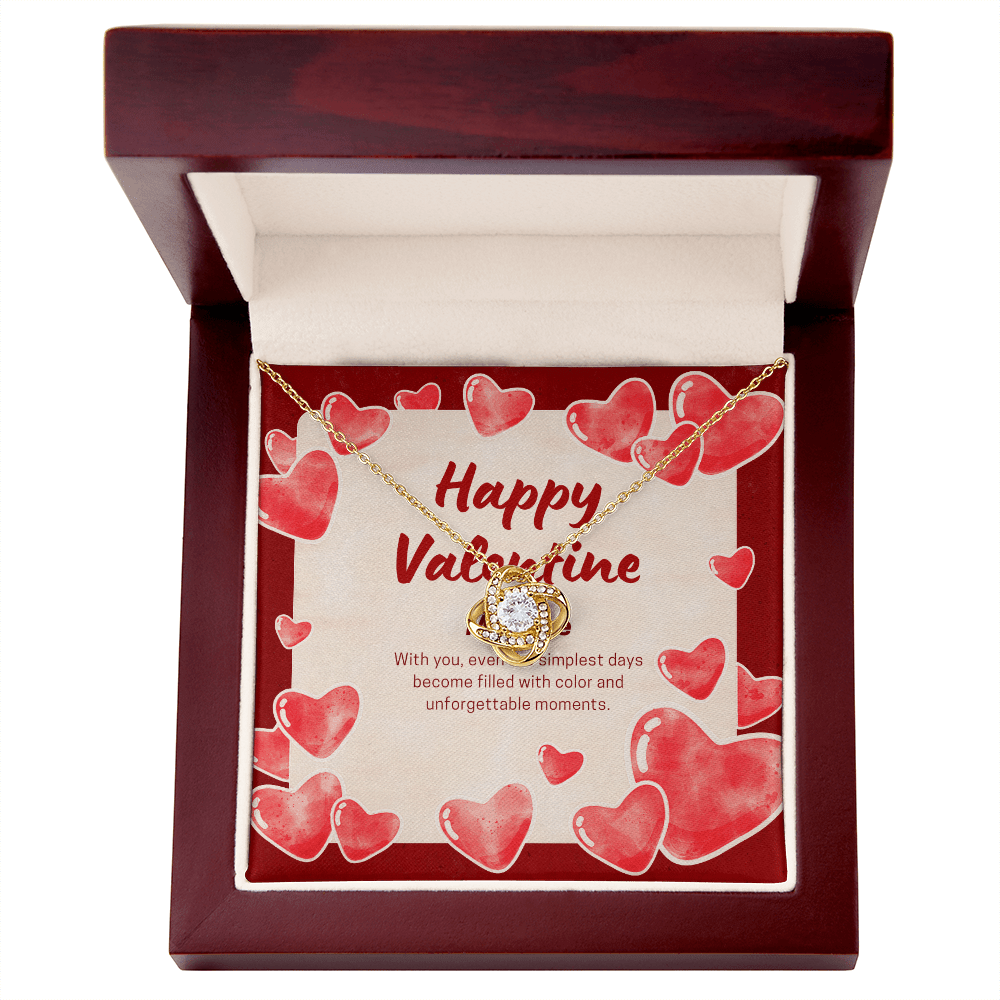 Eternal Bond: Valentine's Day Love Knot Necklace - Gadget and Glam Shop