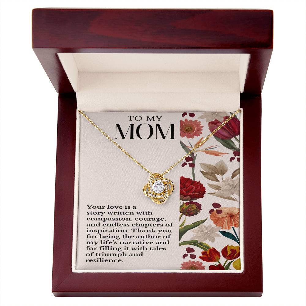 Love's Tale Necklace: Crafting Stories of Resilience of Mother - Gadget and Glam Shop