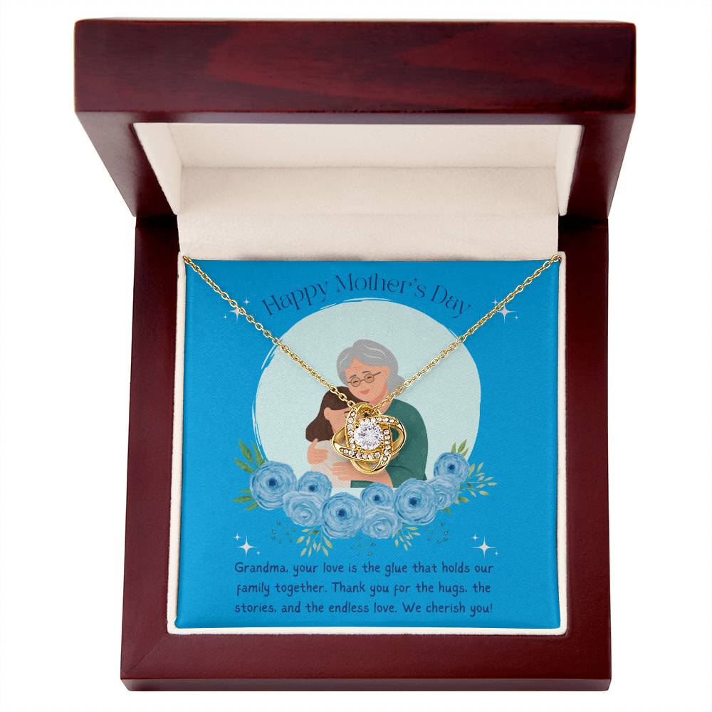 To the World's Best Grandma – Love Knot Necklace for Mother's Day - Gadget and Glam Shop