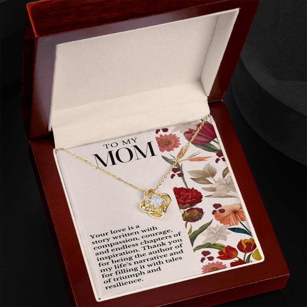 Love's Tale Necklace: Crafting Stories of Resilience of Mother - Gadget and Glam Shop