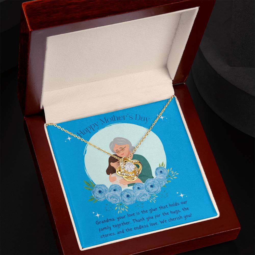To the World's Best Grandma – Love Knot Necklace for Mother's Day - Gadget and Glam Shop