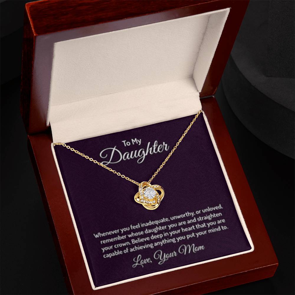 Endless Bond Love Knot Necklace – A Timeless Gift from Mom to Daughter - Gadget and Glam Shop