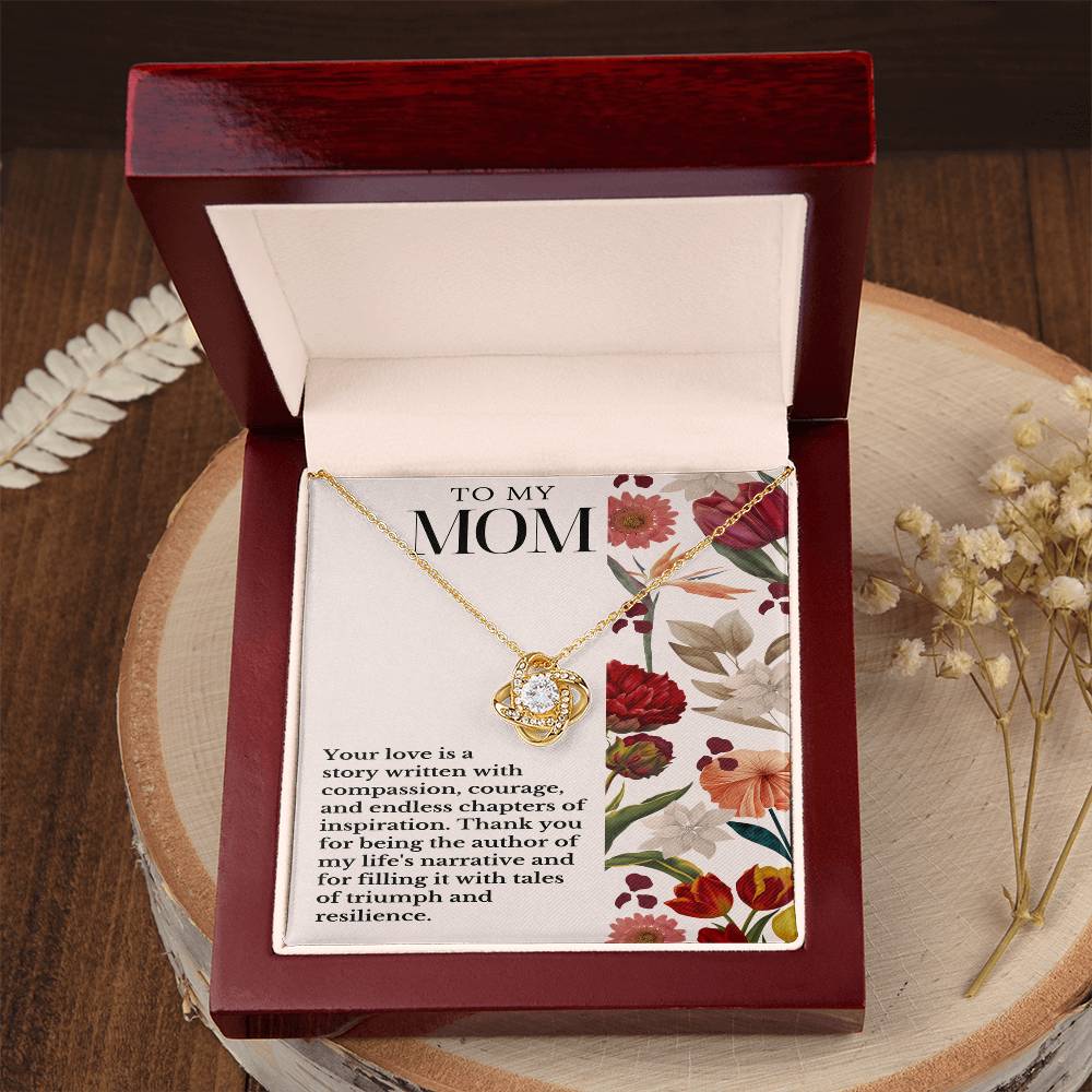 Love's Tale Necklace: Crafting Stories of Resilience of Mother - Gadget and Glam Shop