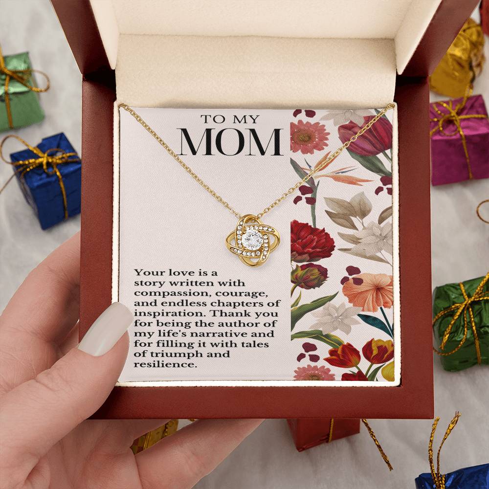 Love's Tale Necklace: Crafting Stories of Resilience of Mother - Gadget and Glam Shop