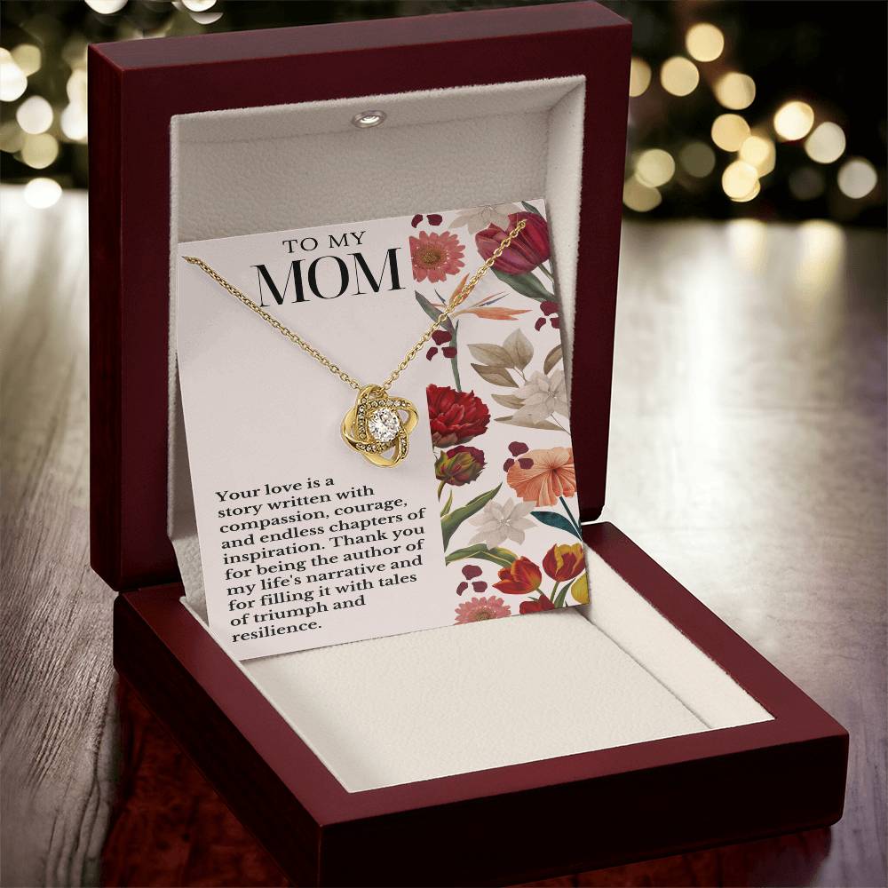 Love's Tale Necklace: Crafting Stories of Resilience of Mother - Gadget and Glam Shop