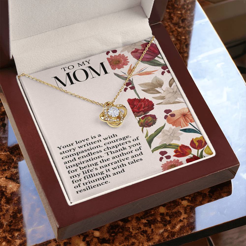Love's Tale Necklace: Crafting Stories of Resilience of Mother - Gadget and Glam Shop