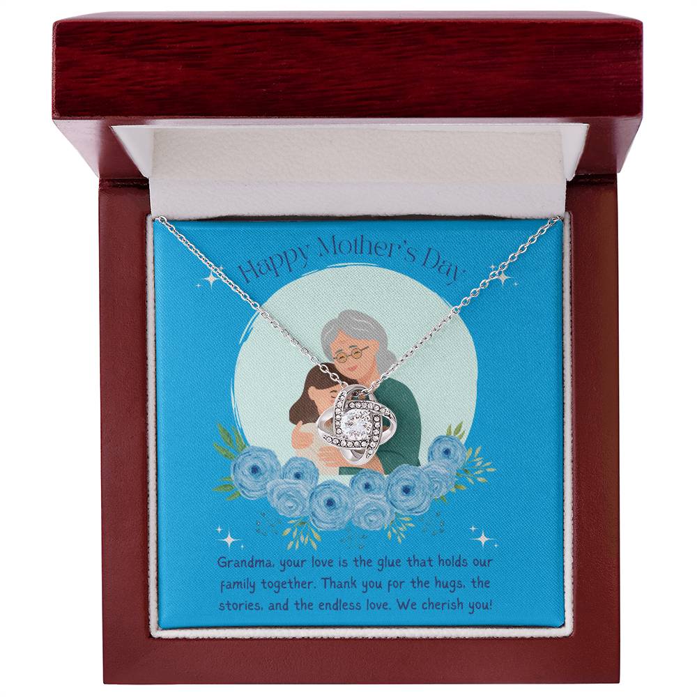 To the World's Best Grandma – Love Knot Necklace for Mother's Day - Gadget and Glam Shop