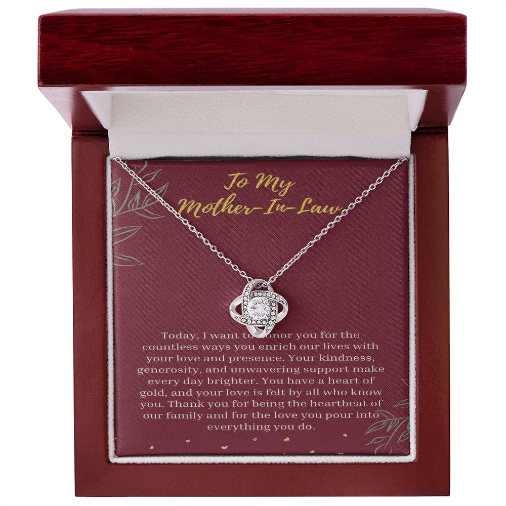 Eternal Affection Necklace: Honoring Mother Boundless Love - Gadget and Glam Shop