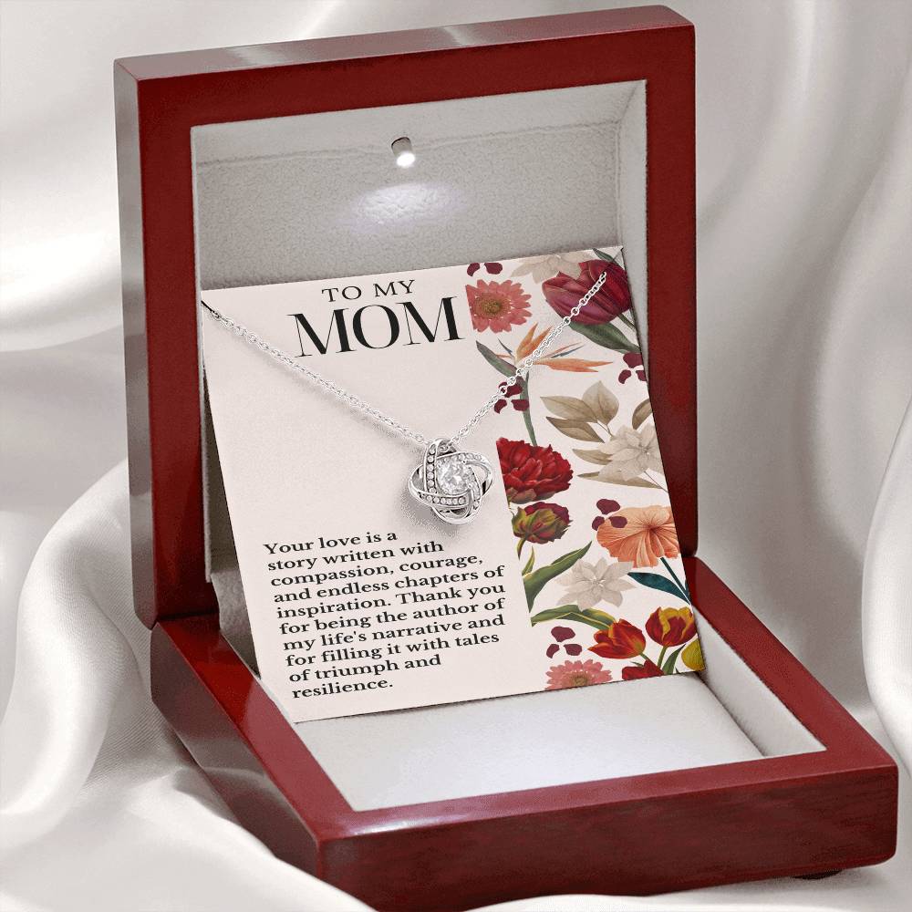 Love's Tale Necklace: Crafting Stories of Resilience of Mother - Gadget and Glam Shop