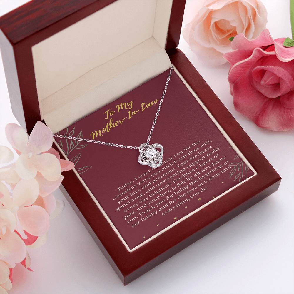 Eternal Affection Necklace: Honoring Mother Boundless Love - Gadget and Glam Shop