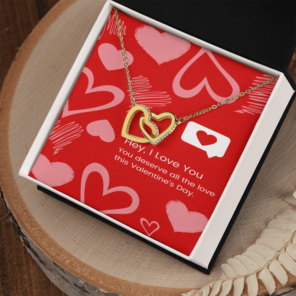 Two Hearts, One Love – Interlocking Hearts Necklace - Gadget and Glam Shop