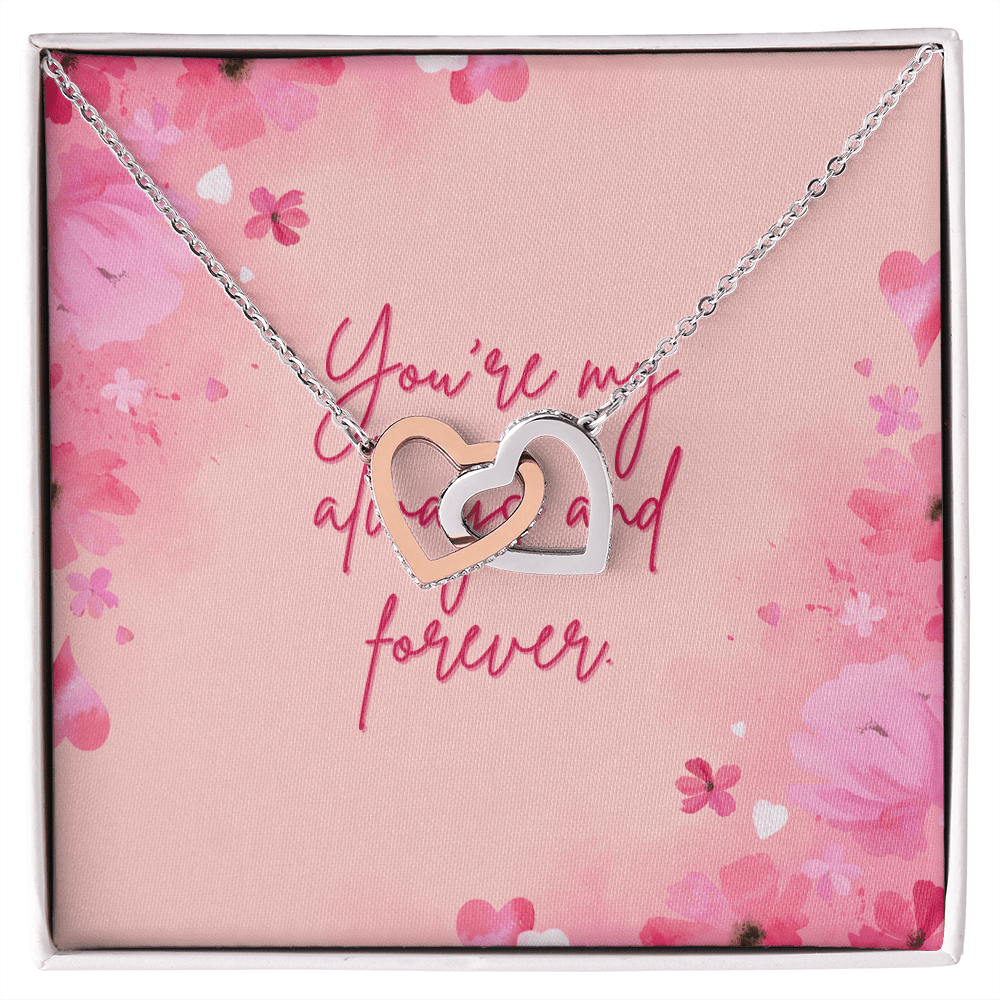 Eternal Connection: Valentine's Day Interlocking Hearts Necklace - Gadget and Glam Shop