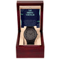 Wooden Watch - Celebrating an Extraordinary Father - in - Law - Gadget and Glam Shop