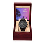 Black Chronograph Watch - My Rock, My Hero - Gadget and Glam Shop