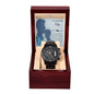 Black Chronograph Watch - For My Mentor and Confidant - Gadget and Glam Shop