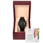 Black Chronograph Watch - Celebrating an Amazing Father - in - Law - Gadget and Glam Shop