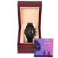 Black Chronograph Watch - My Rock, My Hero - Gadget and Glam Shop