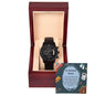 Black Chronograph Watch - A Symbol of Our Timeless Love - Gadget and Glam Shop