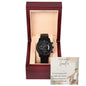 Black Chronograph Watch - A Tribute to the Best Grandfather