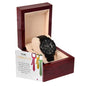 Black Chronograph Watch - Celebrating an Amazing Father - in - Law - Gadget and Glam Shop