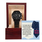 Black Chronograph Watch - A Tribute to an Incredible Father - Gadget and Glam Shop