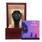 Black Chronograph Watch - My Rock, My Hero - Gadget and Glam Shop