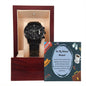 Black Chronograph Watch - A Symbol of Our Timeless Love - Gadget and Glam Shop