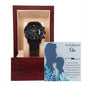 Black Chronograph Watch - For My Mentor and Confidant - Gadget and Glam Shop