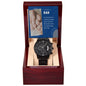 Black Chronograph Watch - To My Amazing Dad - Gadget and Glam Shop