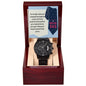 Black Chronograph Watch - A Tribute to an Incredible Father