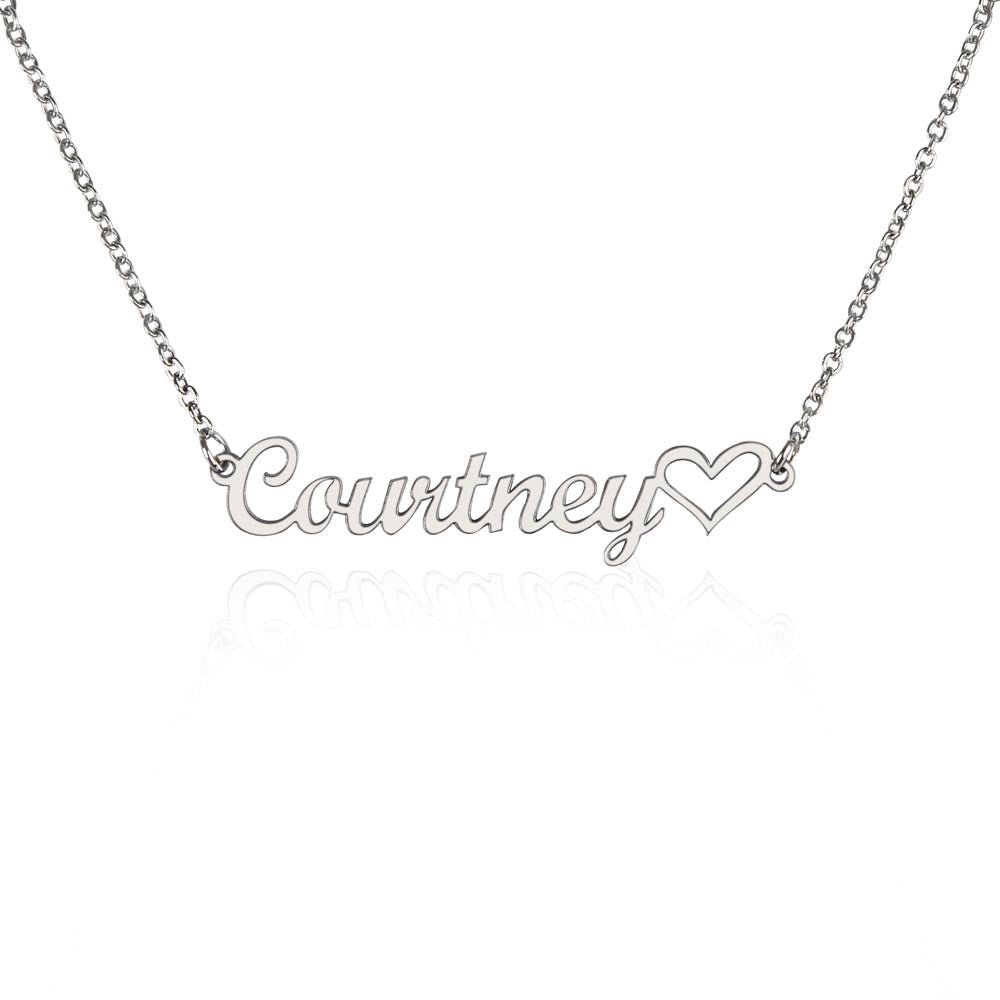 Personalized Heart Name Necklace - Gadget and Glam Shop