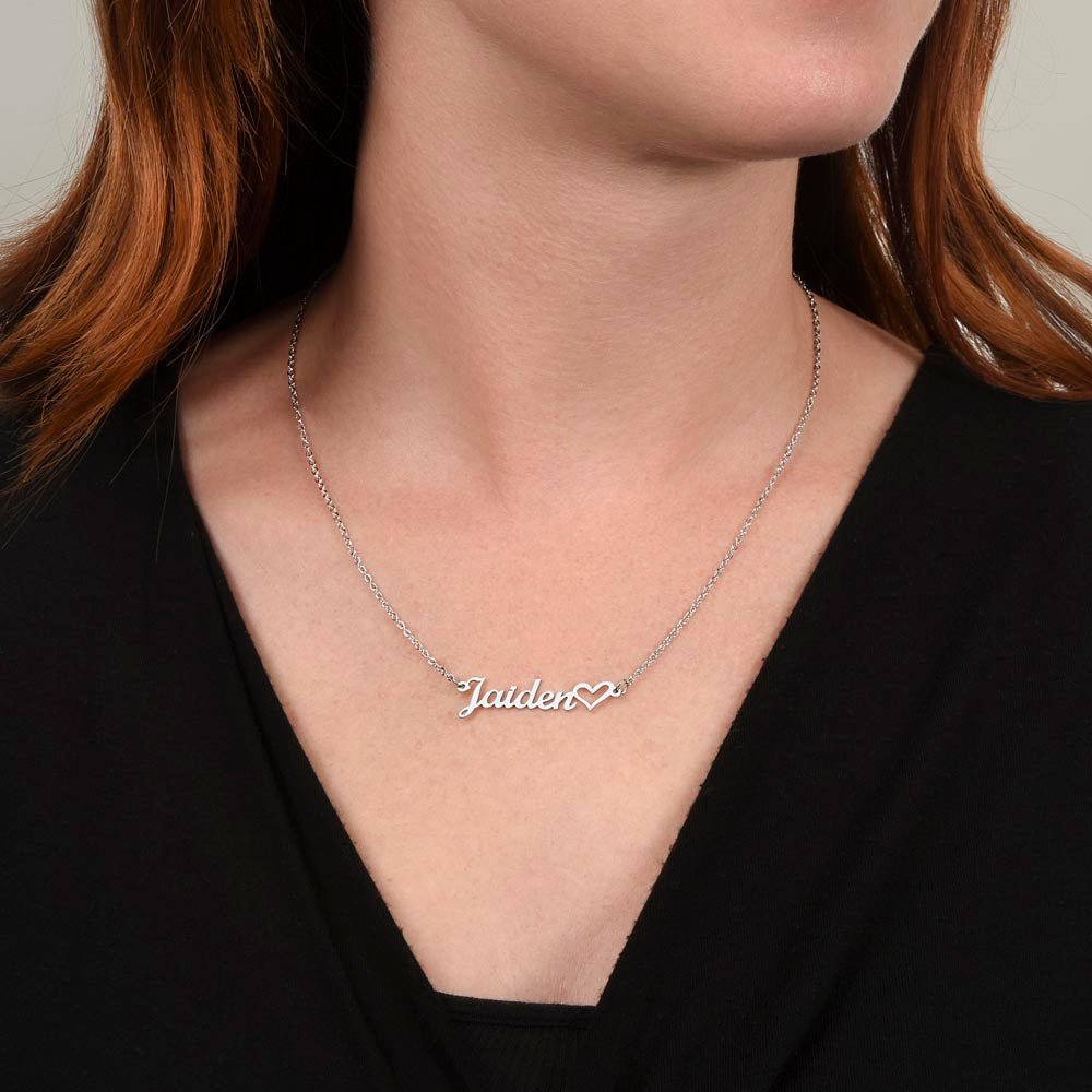 Personalized Heart Name Necklace - Gadget and Glam Shop
