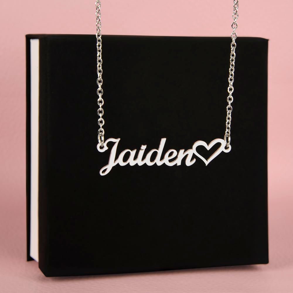 Personalized Heart Name Necklace - Gadget and Glam Shop