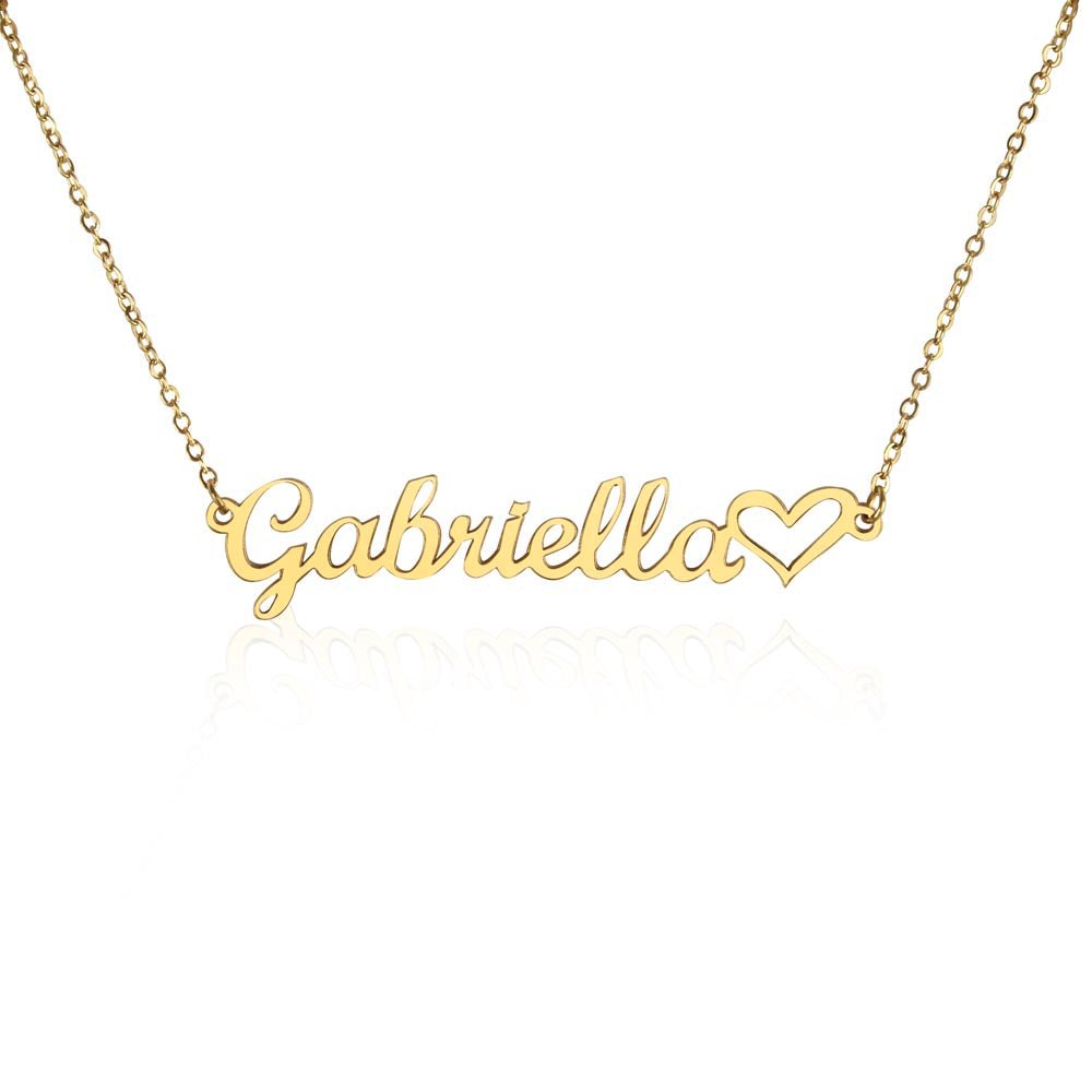 Personalized Heart Name Necklace - Gadget and Glam Shop