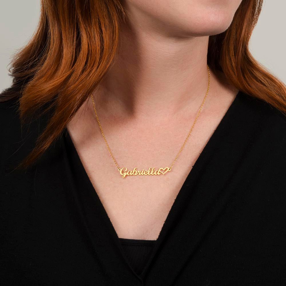 Personalized Heart Name Necklace - Gadget and Glam Shop