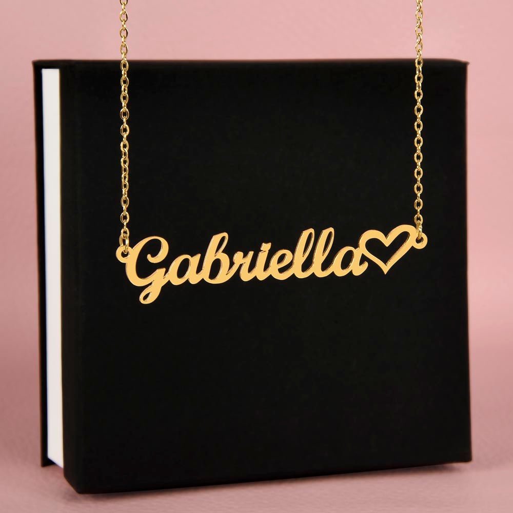 Personalized Heart Name Necklace - Gadget and Glam Shop