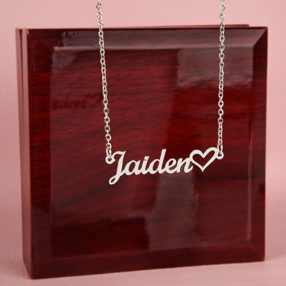 Personalized Heart Name Necklace - Gadget and Glam Shop