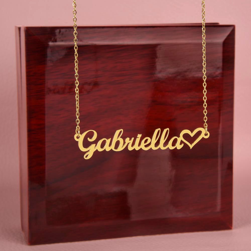 Personalized Heart Name Necklace - Gadget and Glam Shop