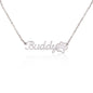 Personalized Paw Print Name Necklace - Gadget and Glam Shop