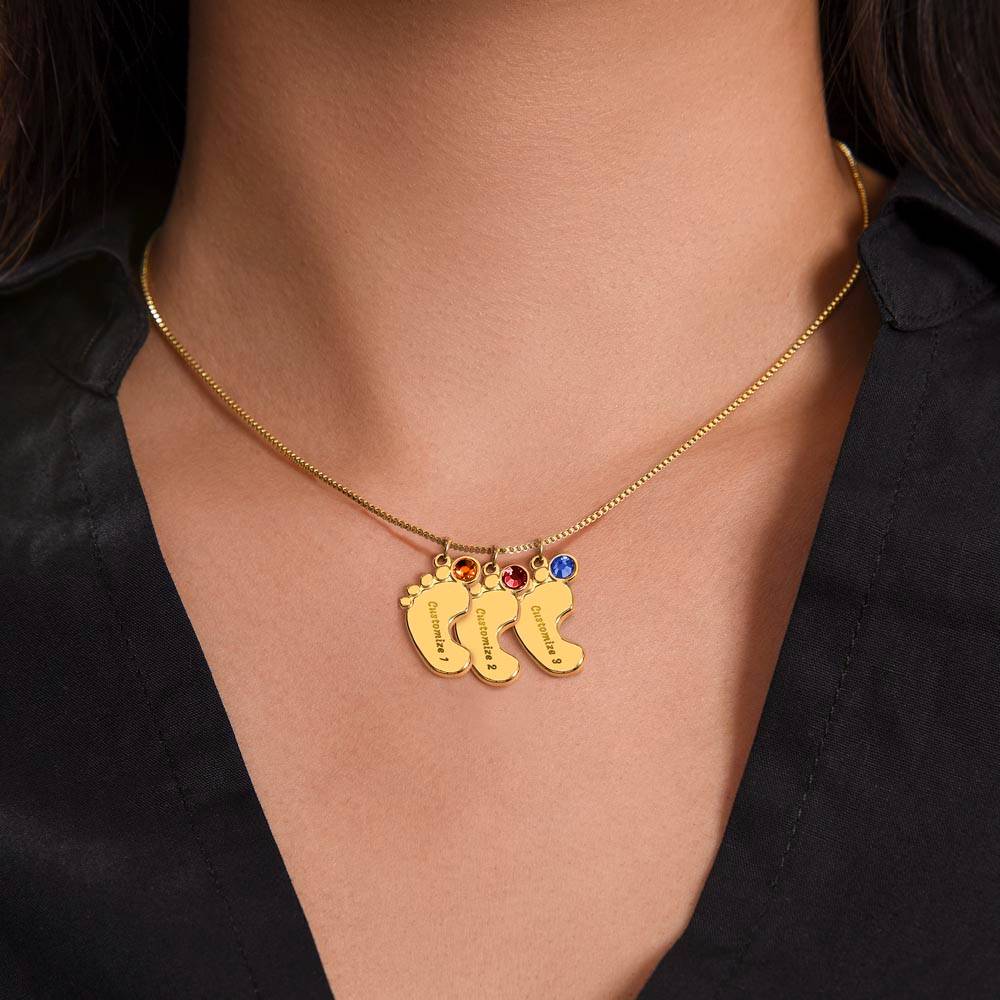 To my Mama - I can't Wait to see you - for the Expectant Mother Charm "Baby Feet Bracelet" - Gadget and Glam Shop