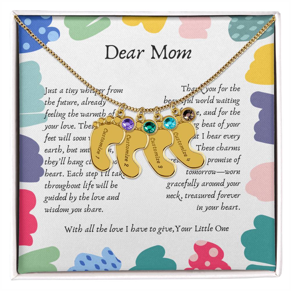 Tiny Steps to Your Heart: Personalized Baby Feet Charms - Gadget and Glam Shop