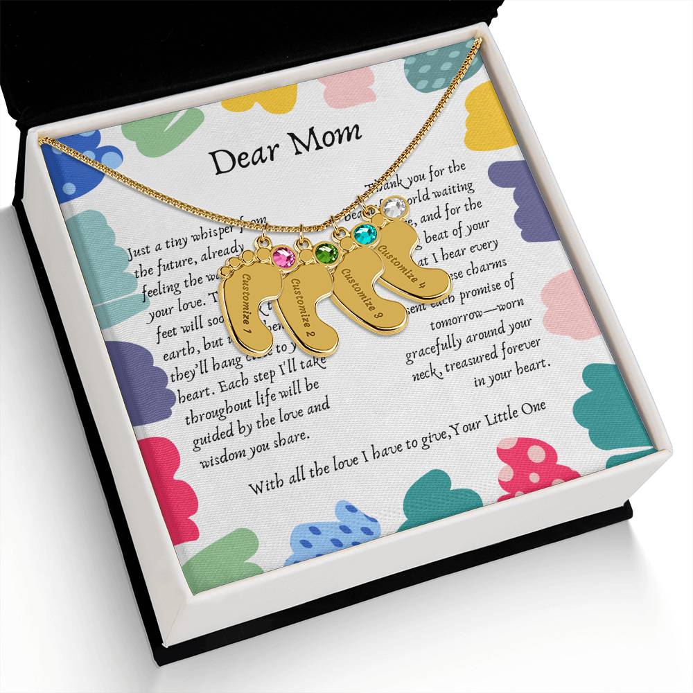 Tiny Steps to Your Heart: Personalized Baby Feet Charms - Gadget and Glam Shop