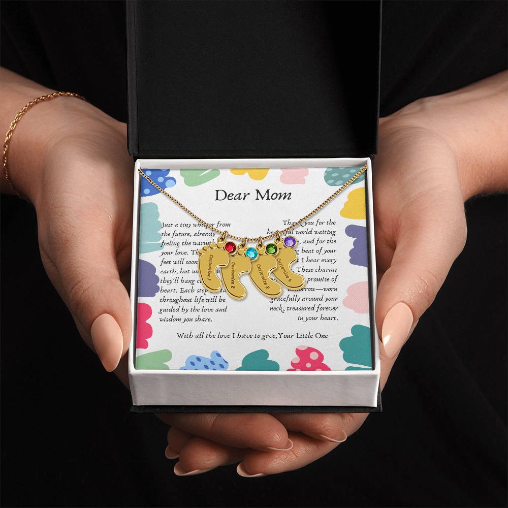 Tiny Steps to Your Heart: Personalized Baby Feet Charms - Gadget and Glam Shop