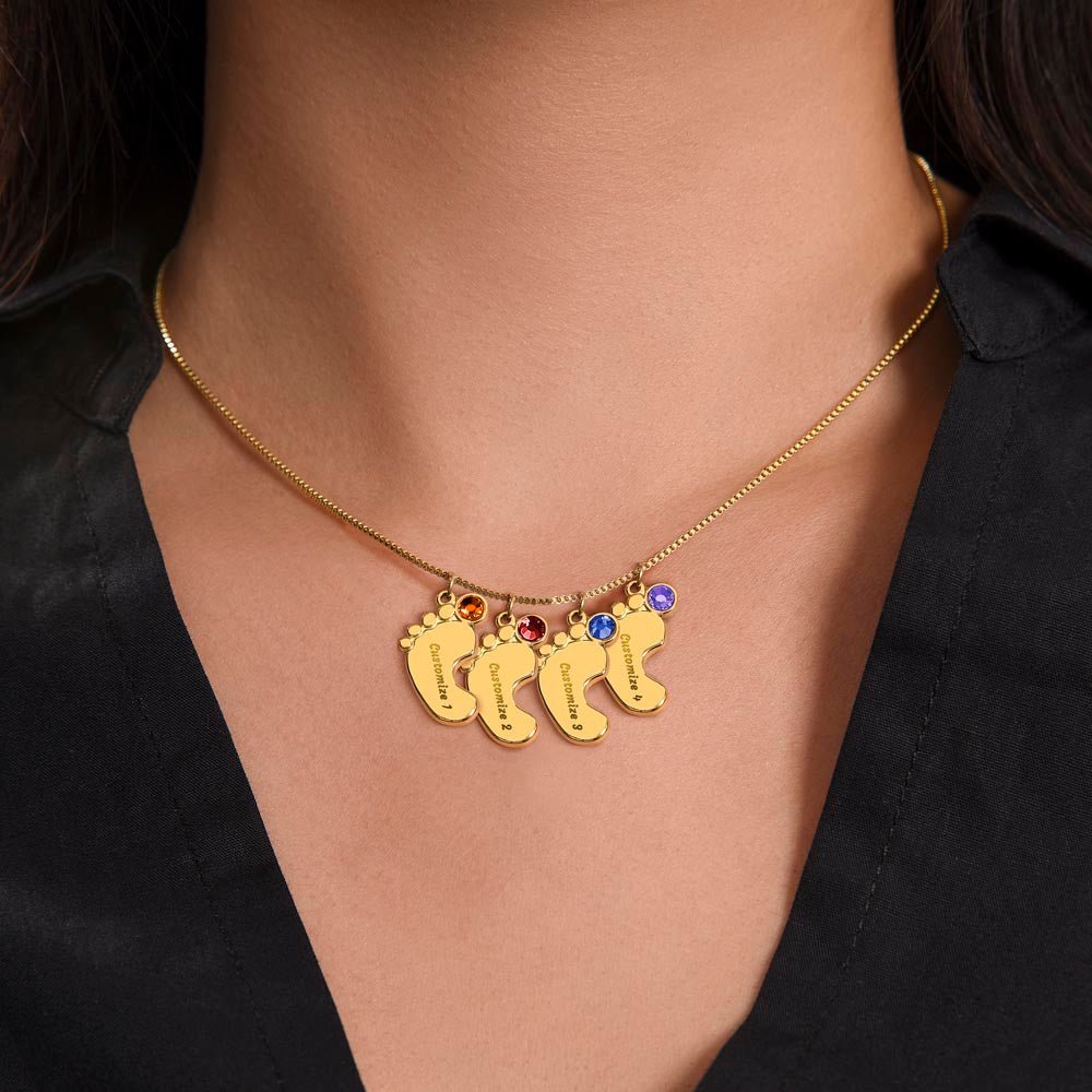 Tiny Steps to Your Heart: Personalized Baby Feet Charms - Gadget and Glam Shop