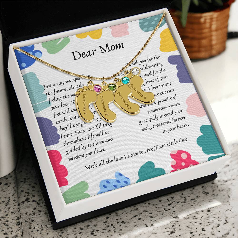Tiny Steps to Your Heart: Personalized Baby Feet Charms - Gadget and Glam Shop