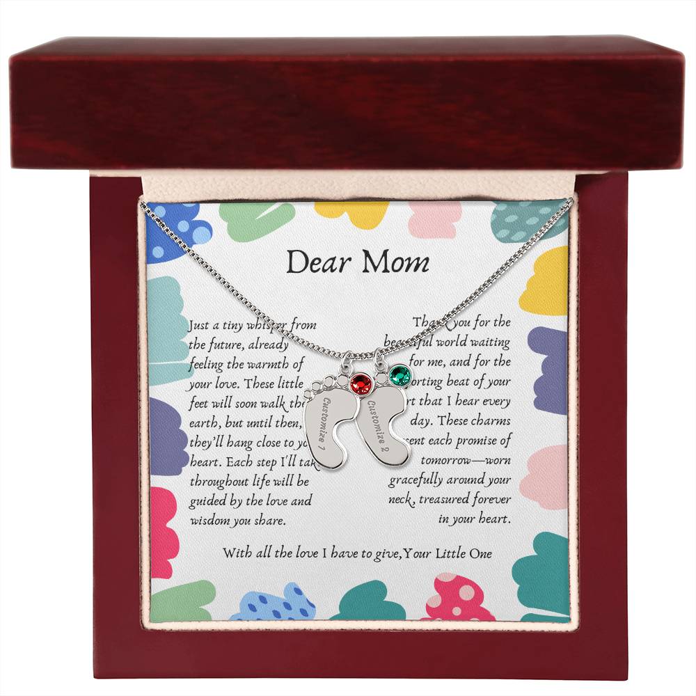 Tiny Steps to Your Heart: Personalized Baby Feet Charms - Gadget and Glam Shop