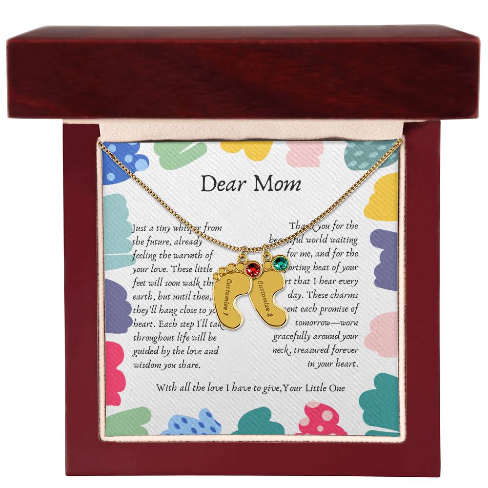Tiny Steps to Your Heart: Personalized Baby Feet Charms - Gadget and Glam Shop