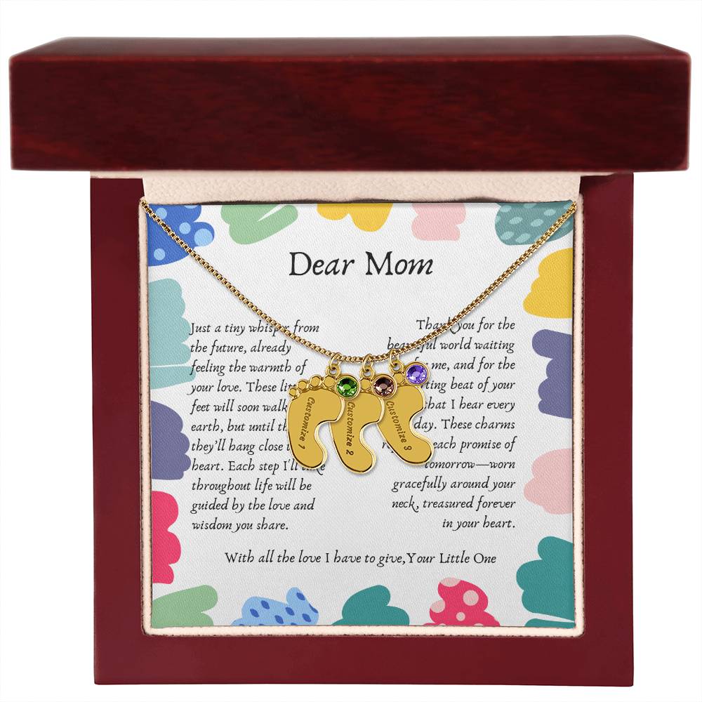 Tiny Steps to Your Heart: Personalized Baby Feet Charms - Gadget and Glam Shop