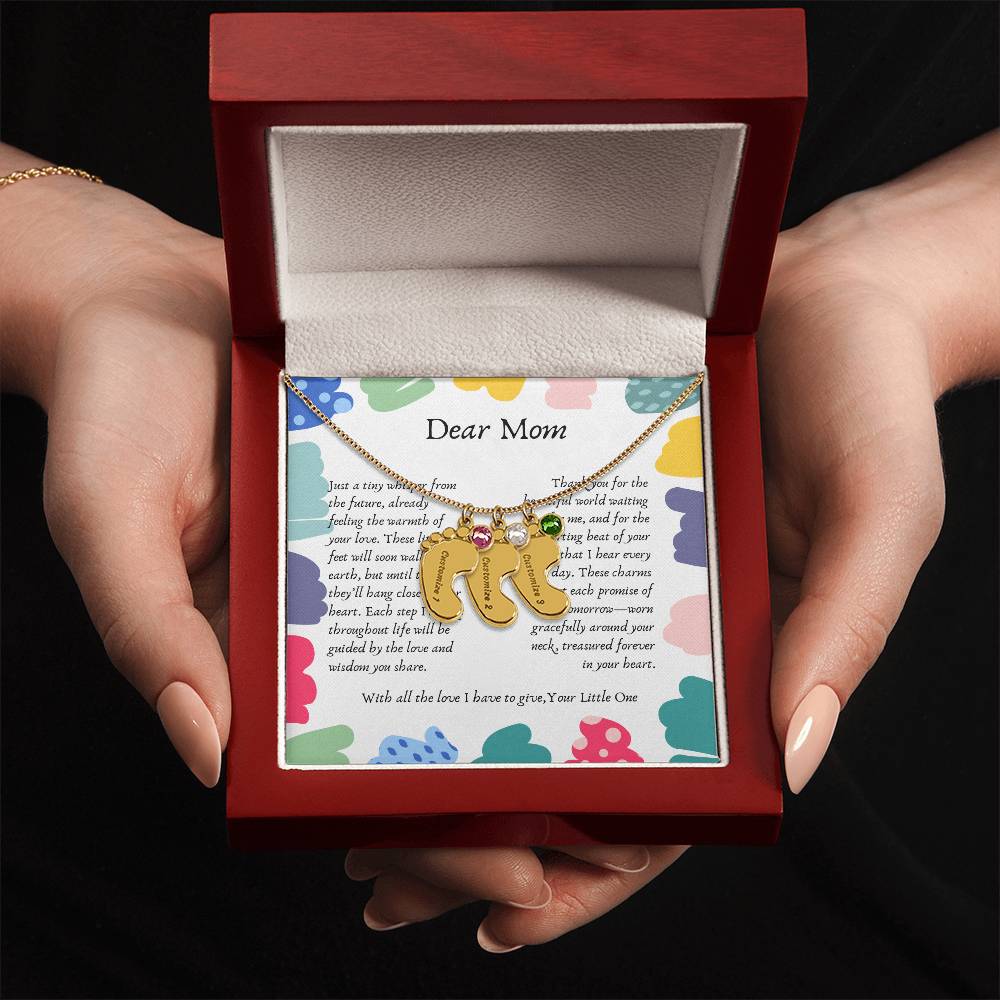 Tiny Steps to Your Heart: Personalized Baby Feet Charms - Gadget and Glam Shop